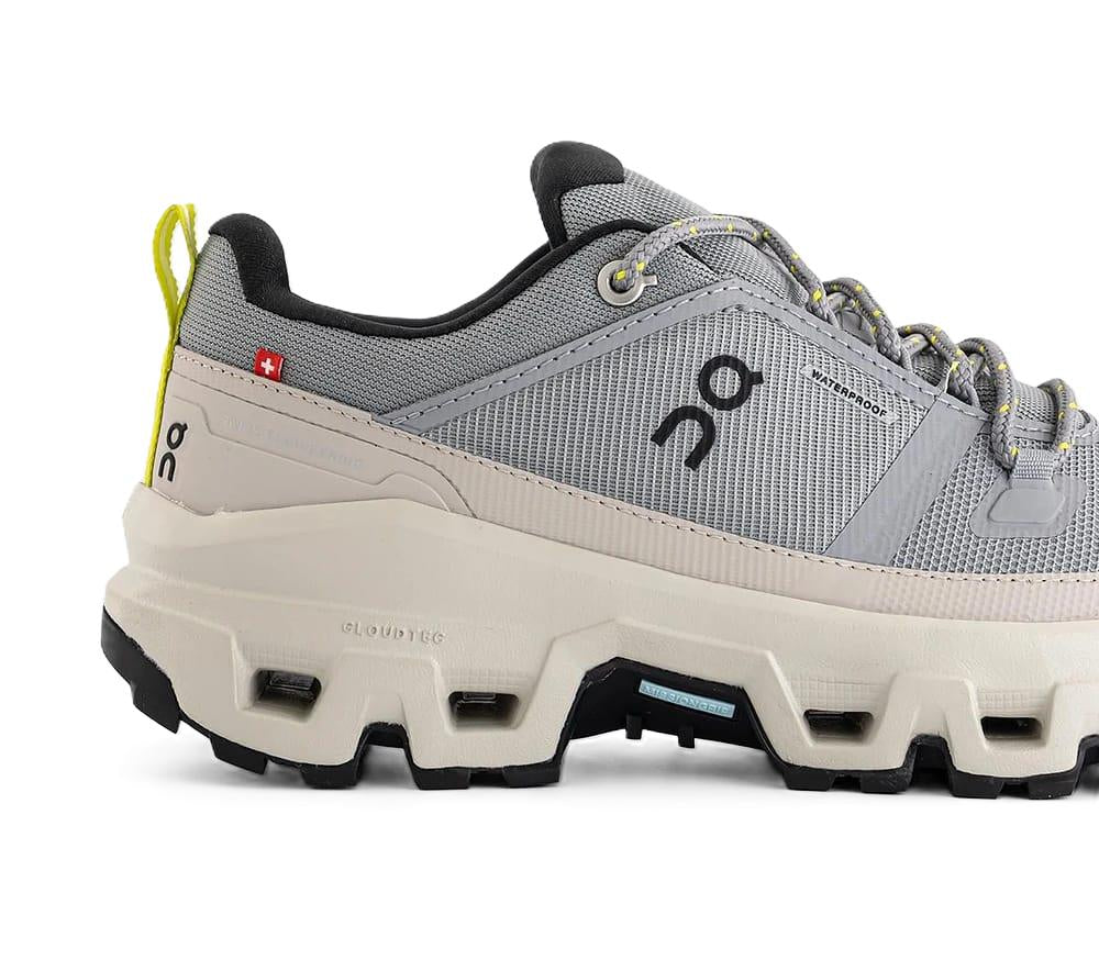 On Men's Grey Cloudrock Waterproof Hiking Trainers