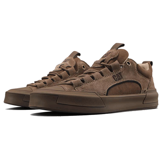 Caterpillar shoes Genuine Leather Lace-up Dark Brown