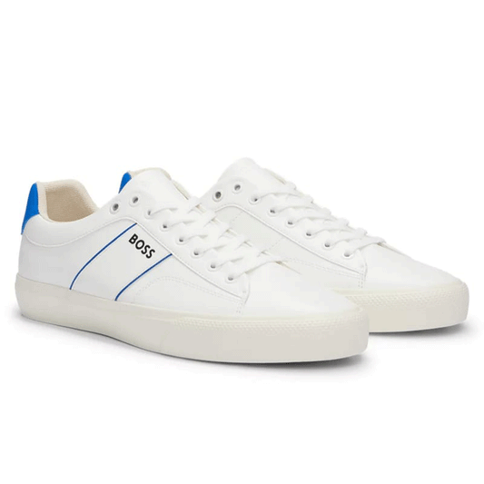 Hugo Boss Business Aiden Trainers White-Blue
