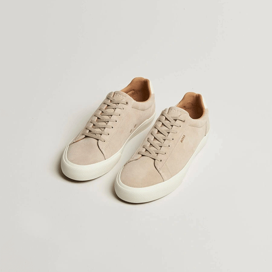 BOSS Aiden Suede Sneaker Light Beige