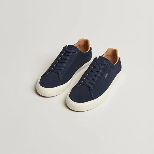 Hugo Boss Suede Sneakers Dark Blue