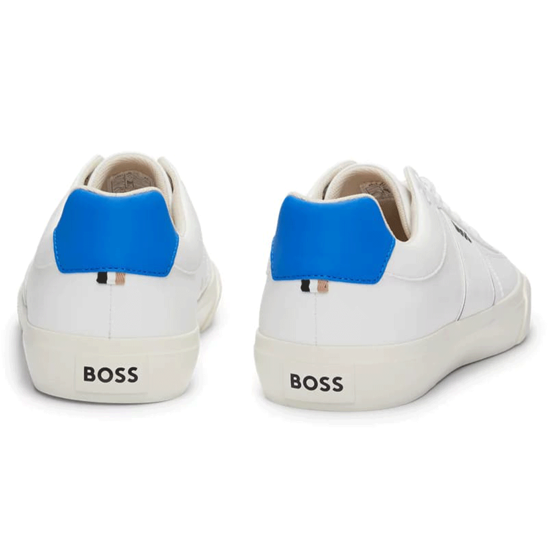 Hugo Boss Business Aiden Trainers White-Blue
