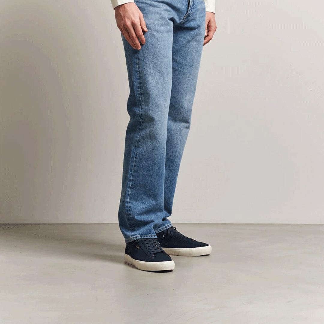 Hugo Boss Suede Sneakers Dark Blue