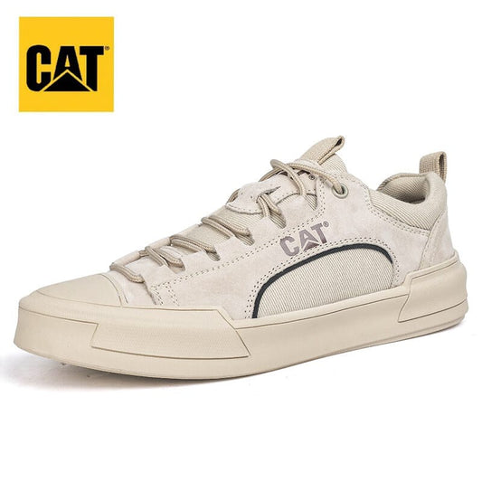 Caterpillar shoes Genuine Leather Lace-up Beige