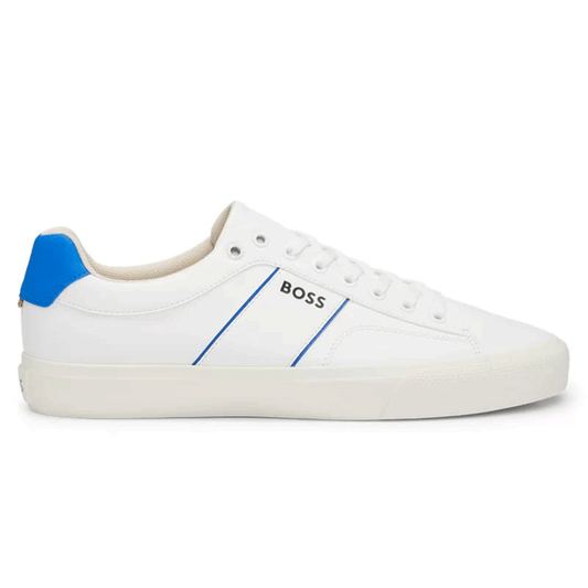 Hugo Boss Business Aiden Trainers White-Blue