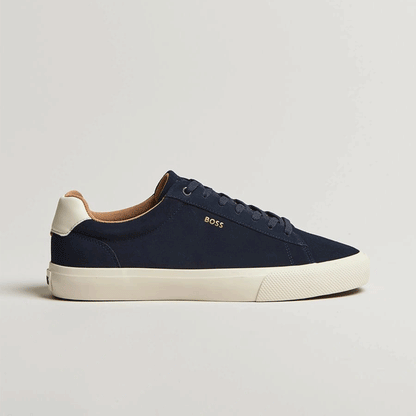 Hugo Boss Suede Sneakers Dark Blue