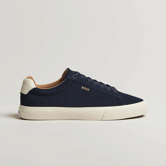 Hugo Boss Suede Sneakers Dark Blue