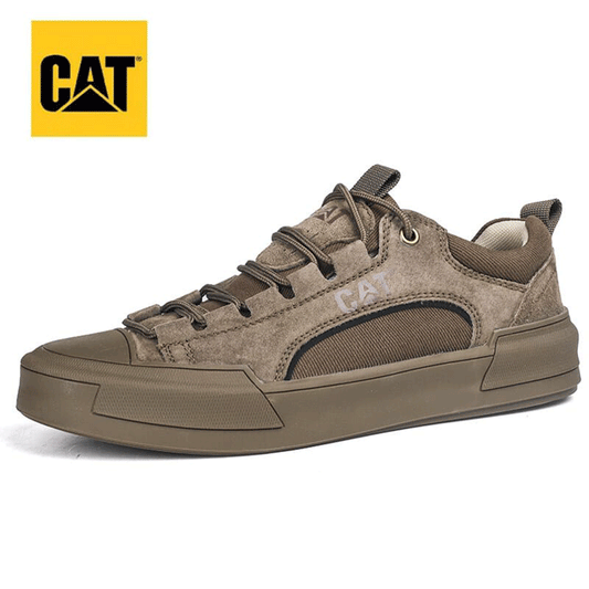 Caterpillar shoes Genuine Leather Lace-up Dark Brown