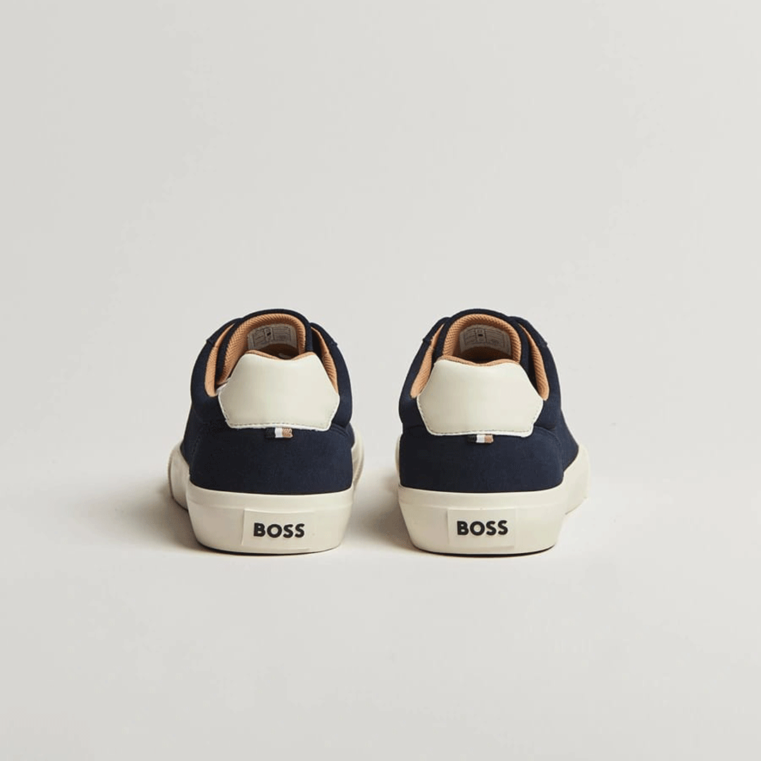Hugo Boss Suede Sneakers Dark Blue