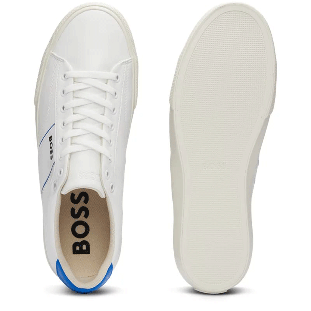 Hugo Boss Business Aiden Trainers White-Blue
