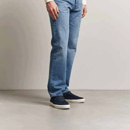 Hugo Boss Suede Sneakers Dark Blue