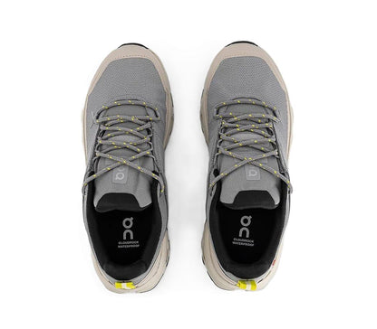 On Men's Grey Cloudrock Waterproof Hiking Trainers