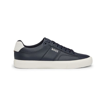 Hugo Boss Aiden Leather Sneakers Navy