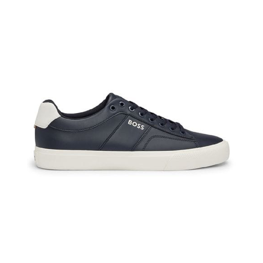 Hugo Boss Aiden Leather Sneakers Navy