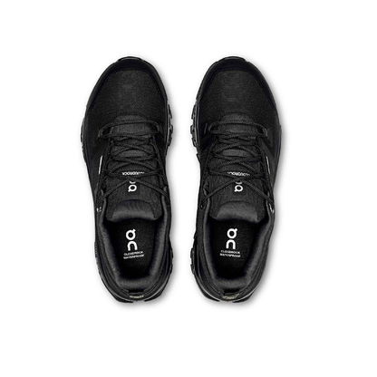 On Men's Black Cloudrock Waterproof Hiking Trainers