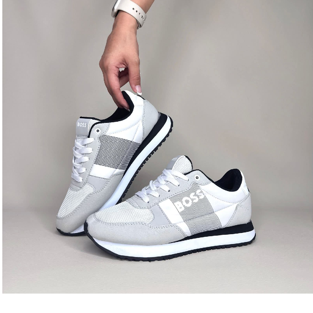 BOSS Mens Kai Running - White