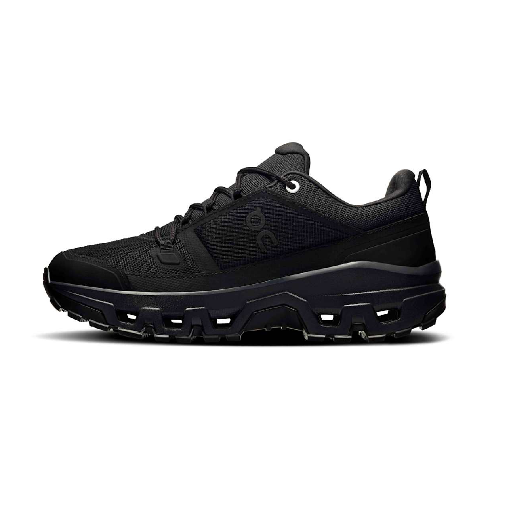 On Men's Black Cloudrock Waterproof Hiking Trainers