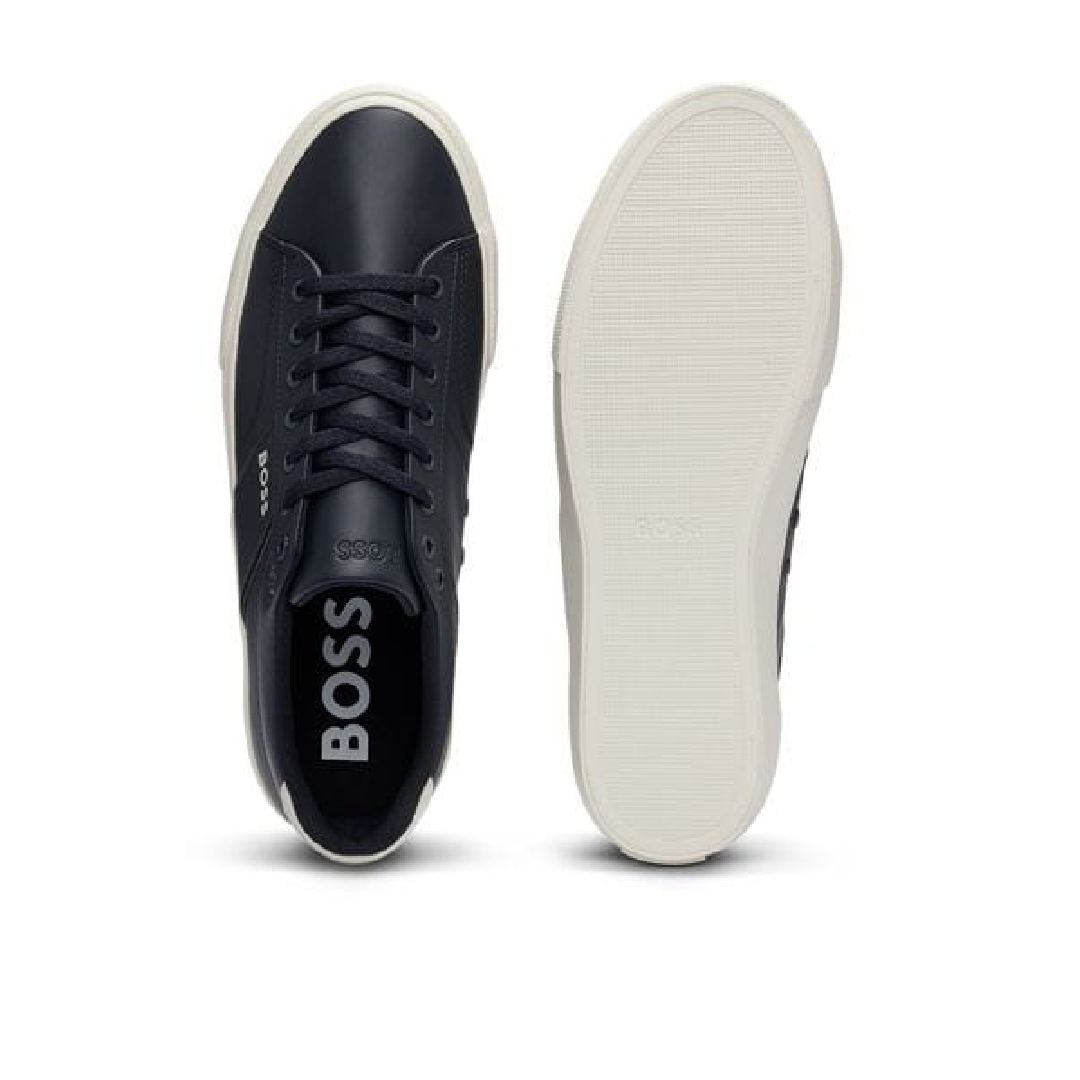 Hugo Boss Aiden Leather Sneakers Navy