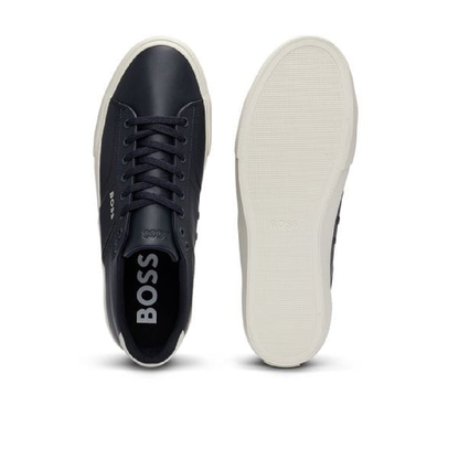 Hugo Boss Aiden Leather Sneakers Navy