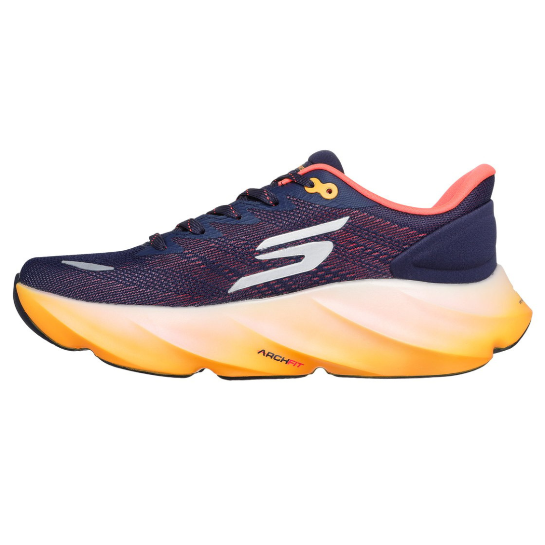 Skechers Aero Burst Go Run Max Road 7 Lace-up Navy orange