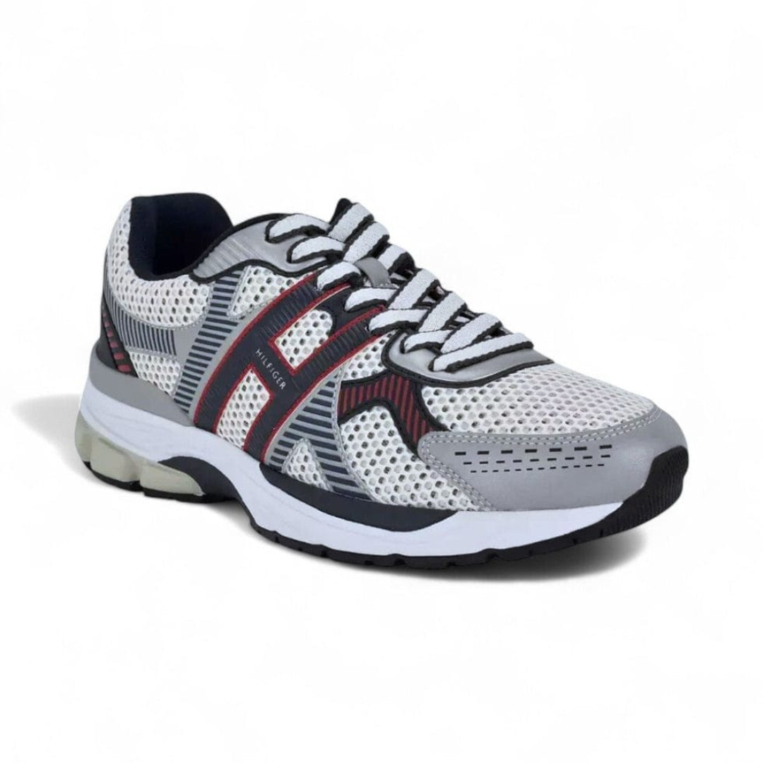 Tommy Hilfiger Pug Lace-Up Sneakers Men - Silver Grey