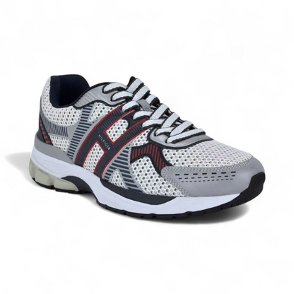 Tommy Hilfiger Pug Lace-Up Sneakers Men - Silver Grey