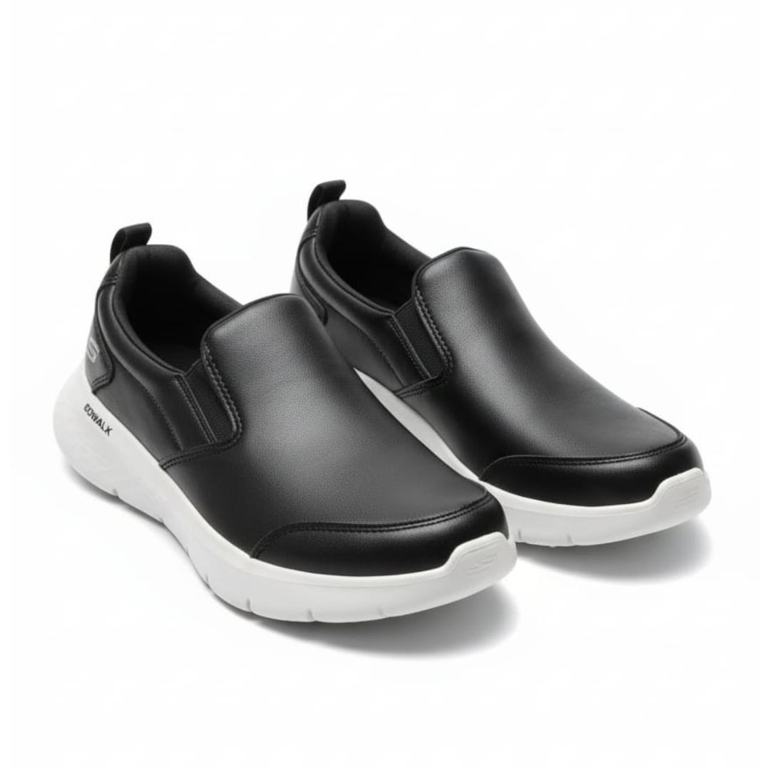 Skechers Relaxed Fit Flex Advantage Slip - Black & White