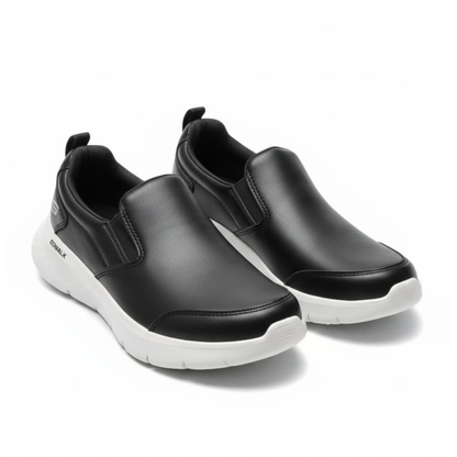Skechers Relaxed Fit Flex Advantage Slip - Black & White
