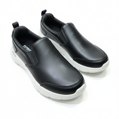 Skechers Relaxed Fit Flex Advantage Slip - Black & White