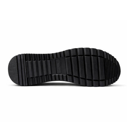 Calvin Klein Jeans Runner Sock Laceup Trainer All black
